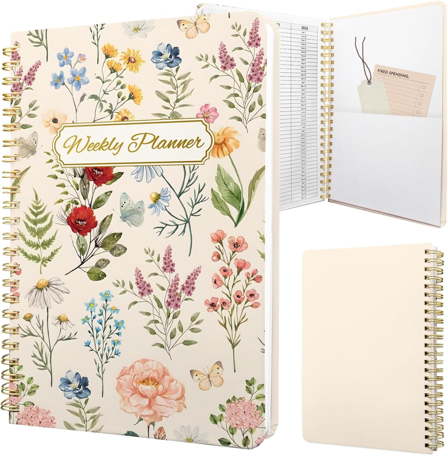 Stanoha Weekly Planner Undated – 52 Weeks To Do List Notebook A5 for Work: Weekl