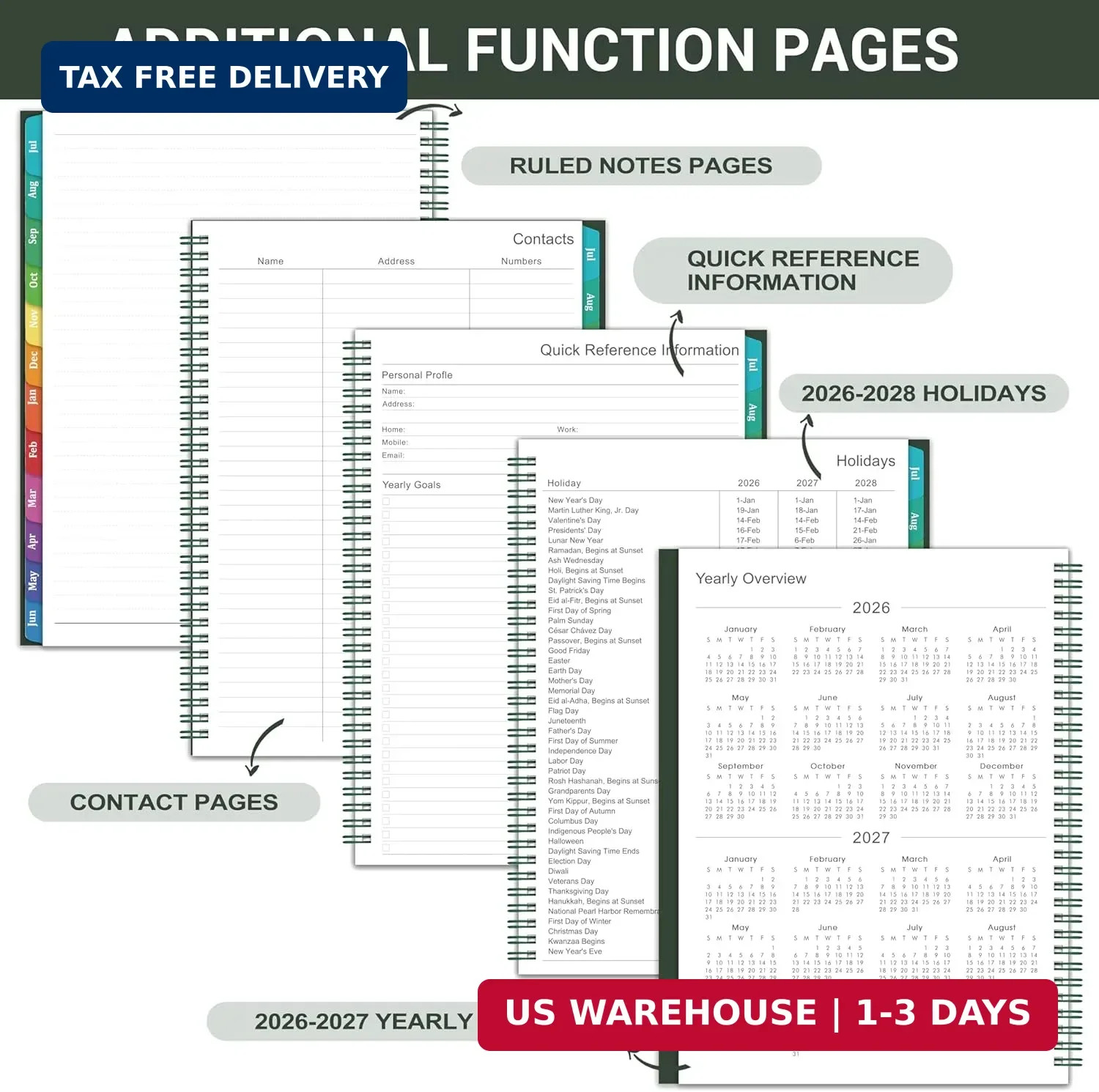 2026-2027 Planner – 2026-2027 Planner Weekly and Monthly, Jul. 2026 – Jun. 2027