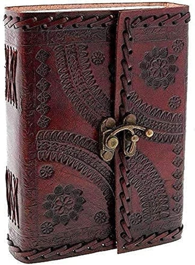Leather Journal – Handmade 5×7″ Notebook, 200 Unlined Pages | B1G1 Combo Set
