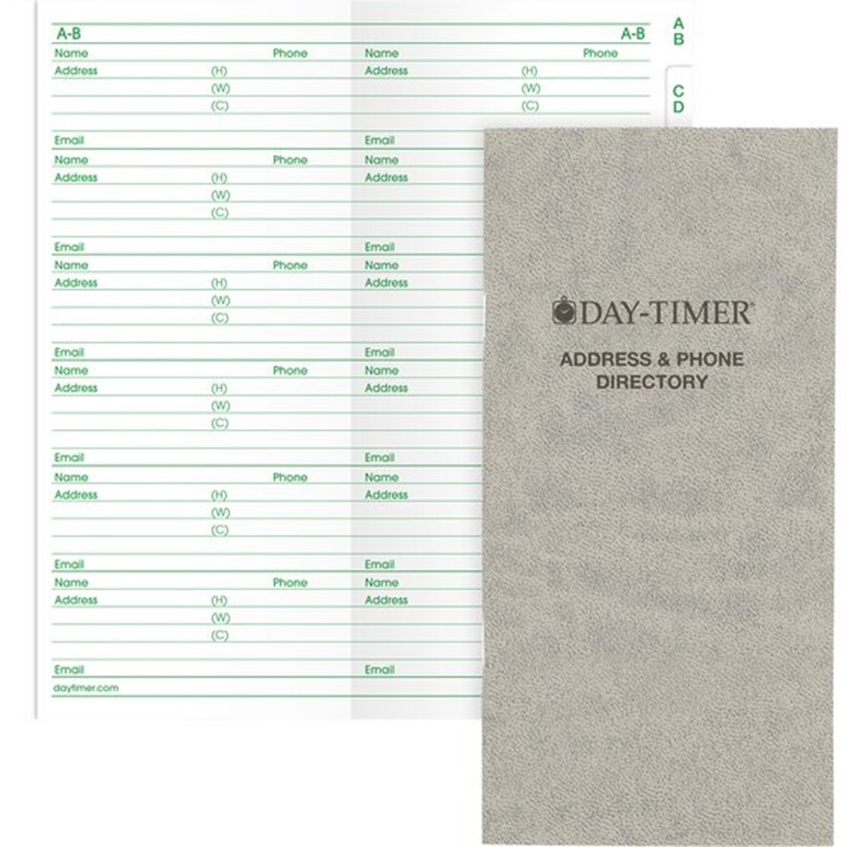 Day-Timer Jan-Dec 2027, 1-Page/Day Planner Refill Pocket 3-1/2 x 6-1/2″ +Extras