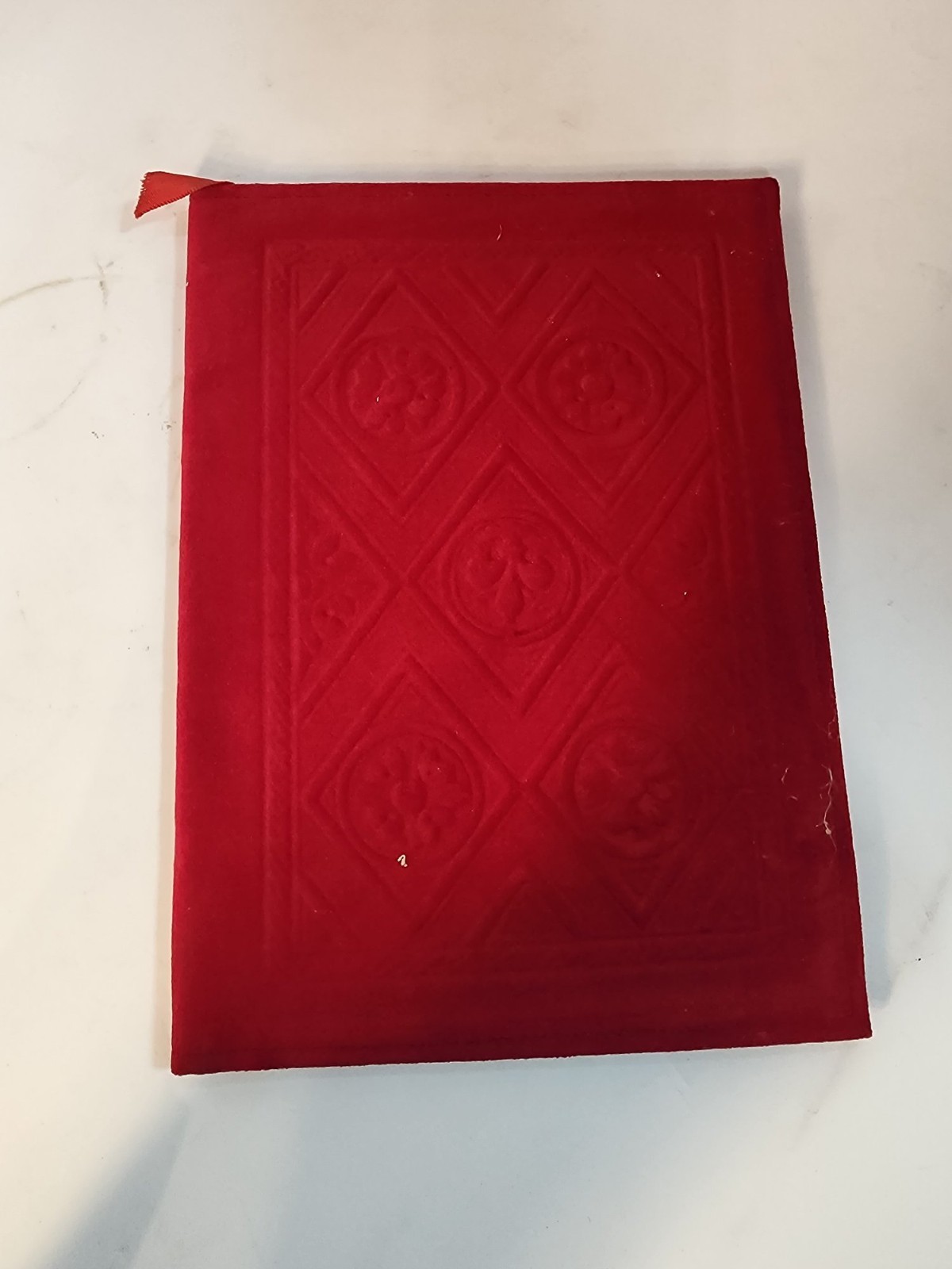 Vintage Velvet Notepad Covers with Ribbon Closure | Set of 2 | 6″ x 10″