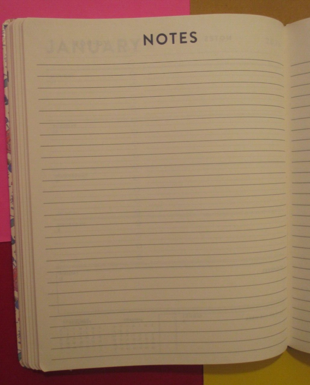 2025 Jan – Dec Weekly & Monthly NOTEs To DO 10X8″ PLANNER – PINK FLOWERs ECCOLO