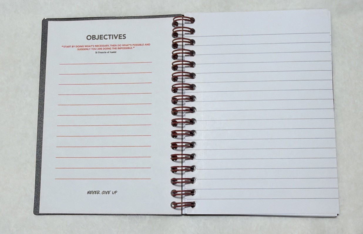 Black n Red Premium Business Notebook Optik Paper 140 Ruled Pages