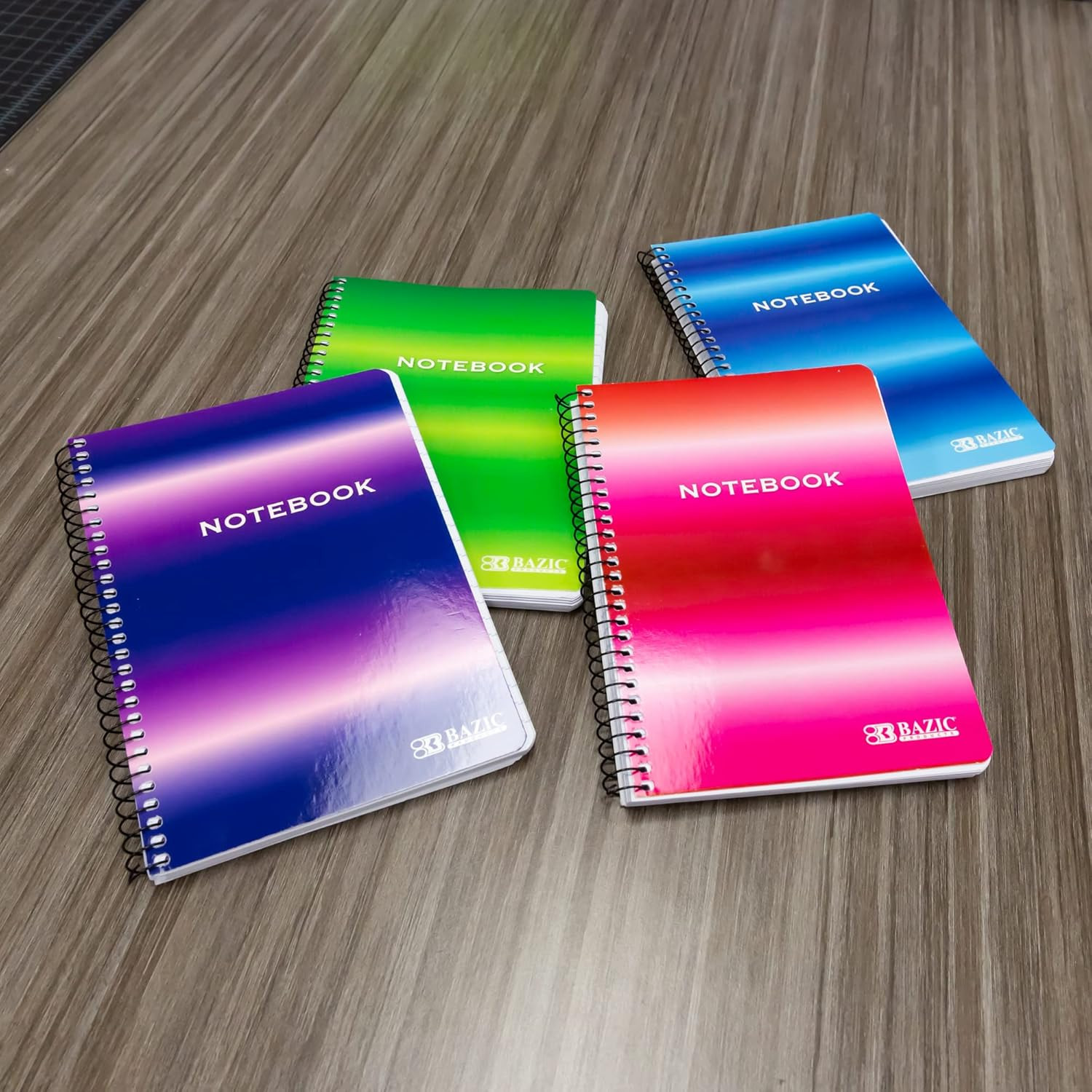BAZIC 120 Ct. 5″ X 7″ Personal/Assignment Spiral Notebook