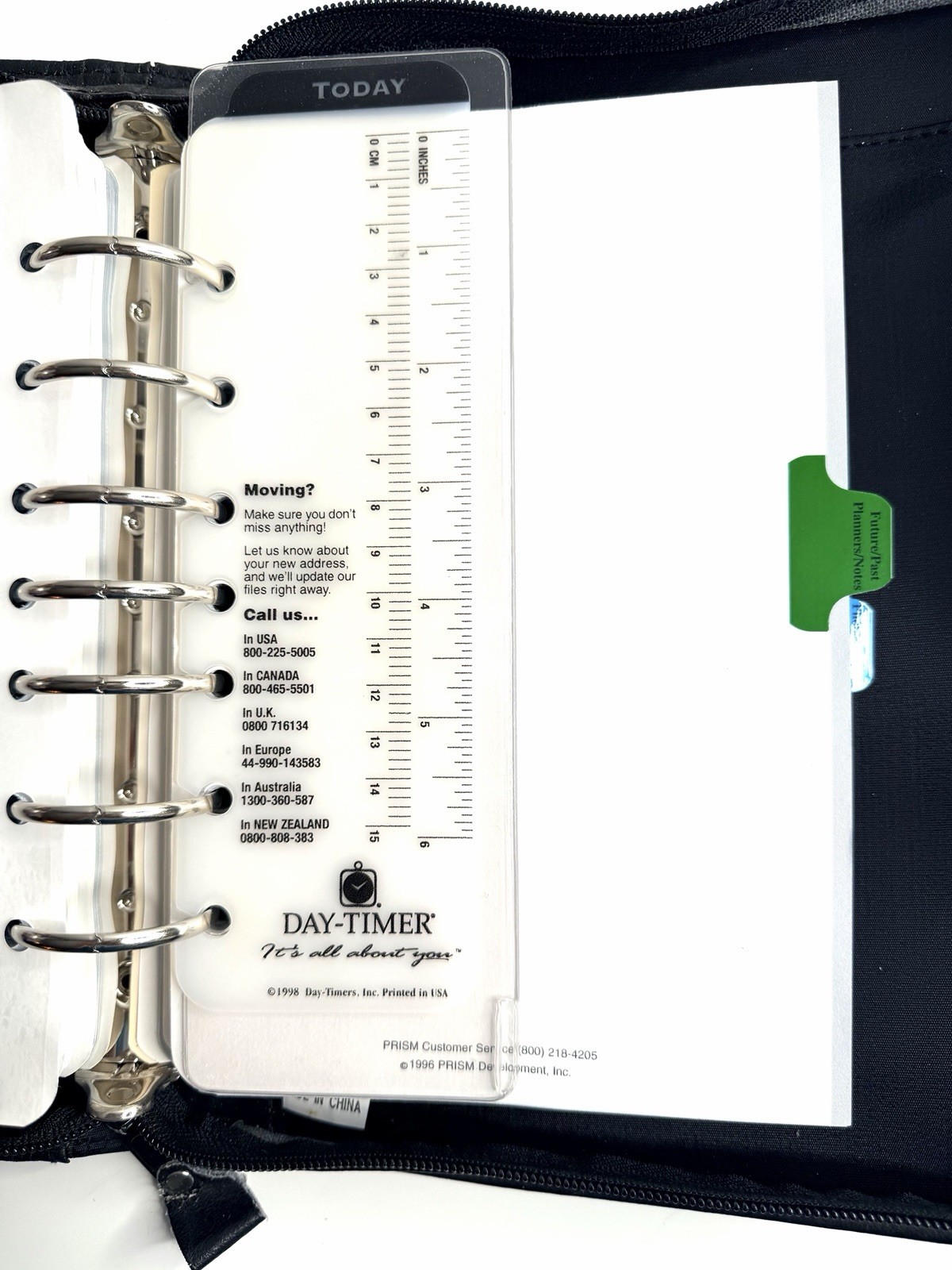 Promise Keepers Personal Planner Organizer Zipper Binder Prism Development 1996