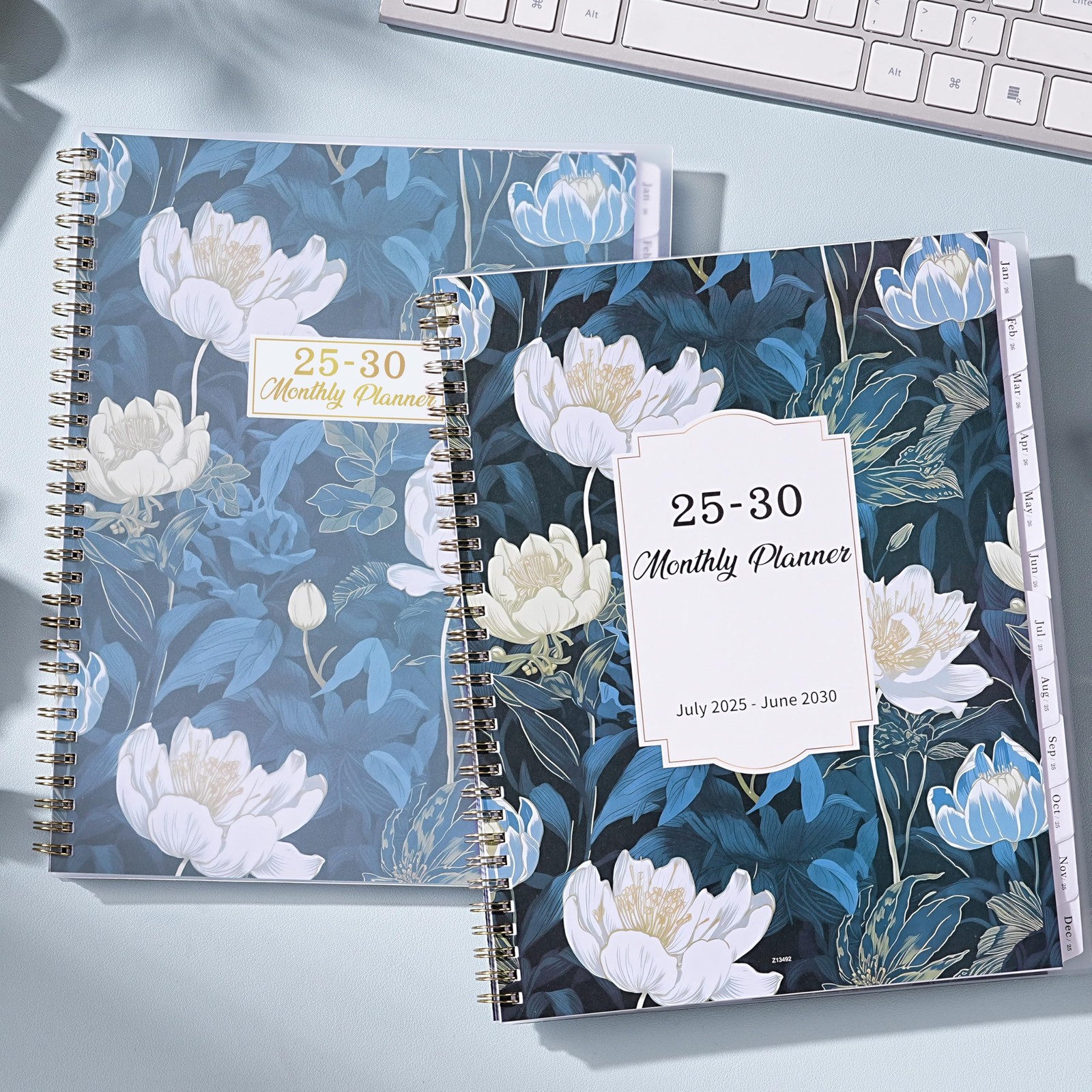 2024-2029 Monthly Planner 5-Year Calendar, 9×11 Inch Double Pocket
