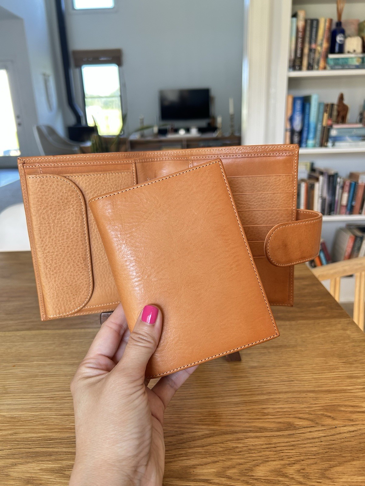 Gillio Firenze Pocket Mia Cara Undyed Epoca Leather with Amica Misprint