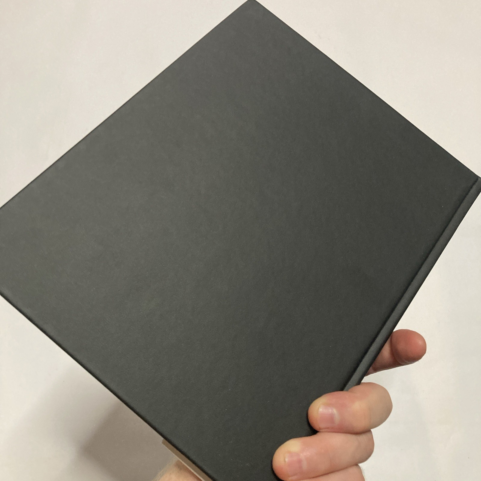 TRU RED Large 8” x 10” Hardcover Ruled Journal, Black – Leather Black