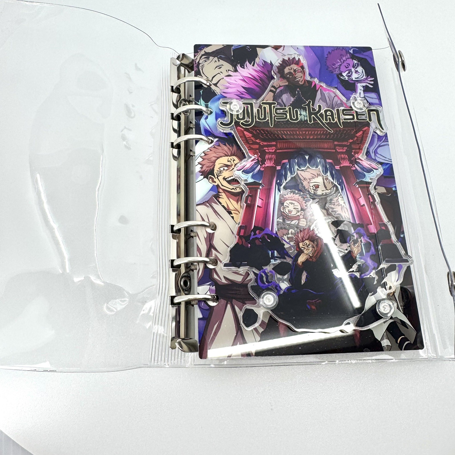 Sukuna JJK Jujutsu Kaisen Anime Acrylic Shaker Notebook (B6 size)