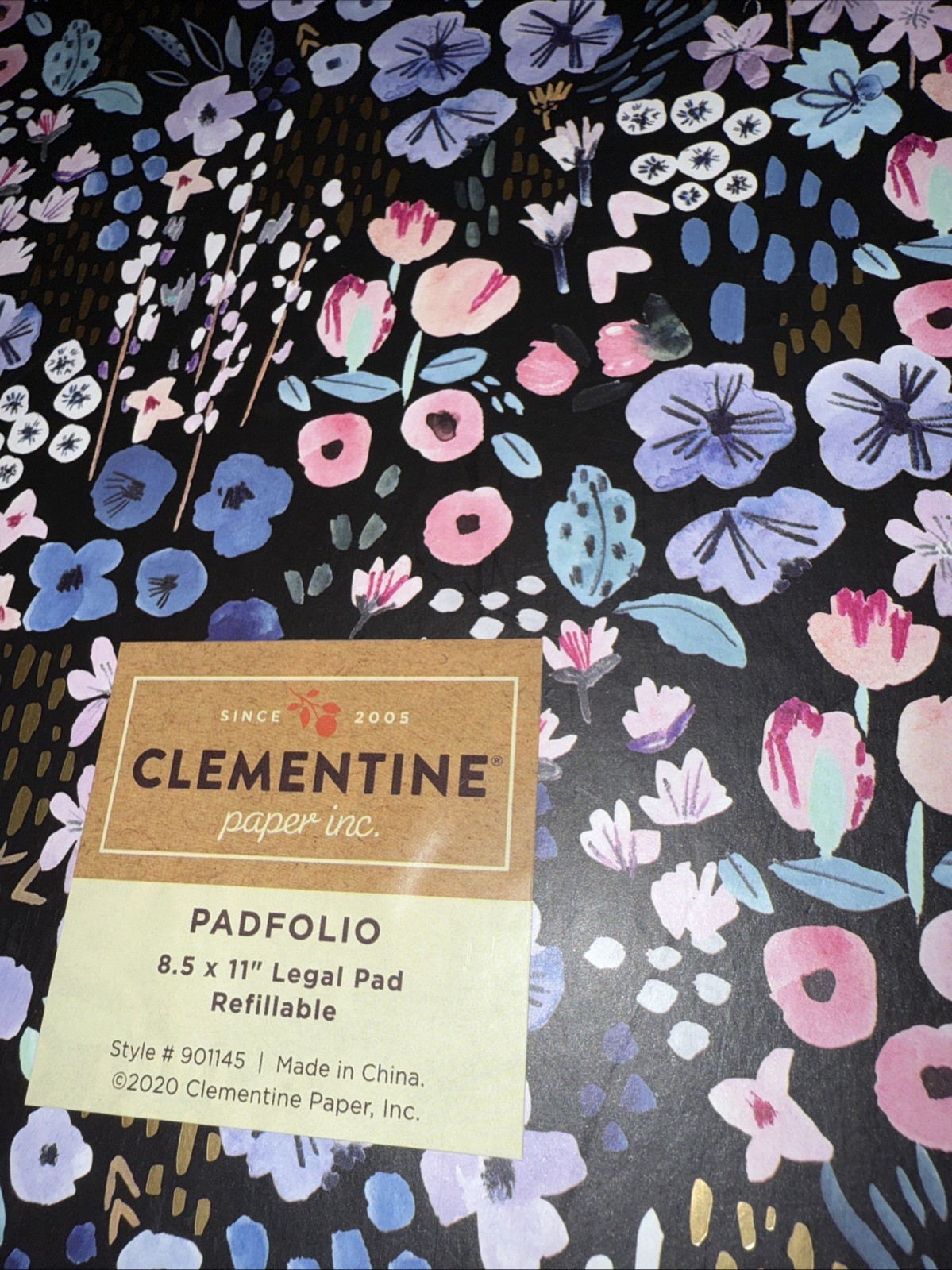 CLEMENTINE Paper Inc. REFILLABLE PADFOLIO 8” x 11” Legal Pad