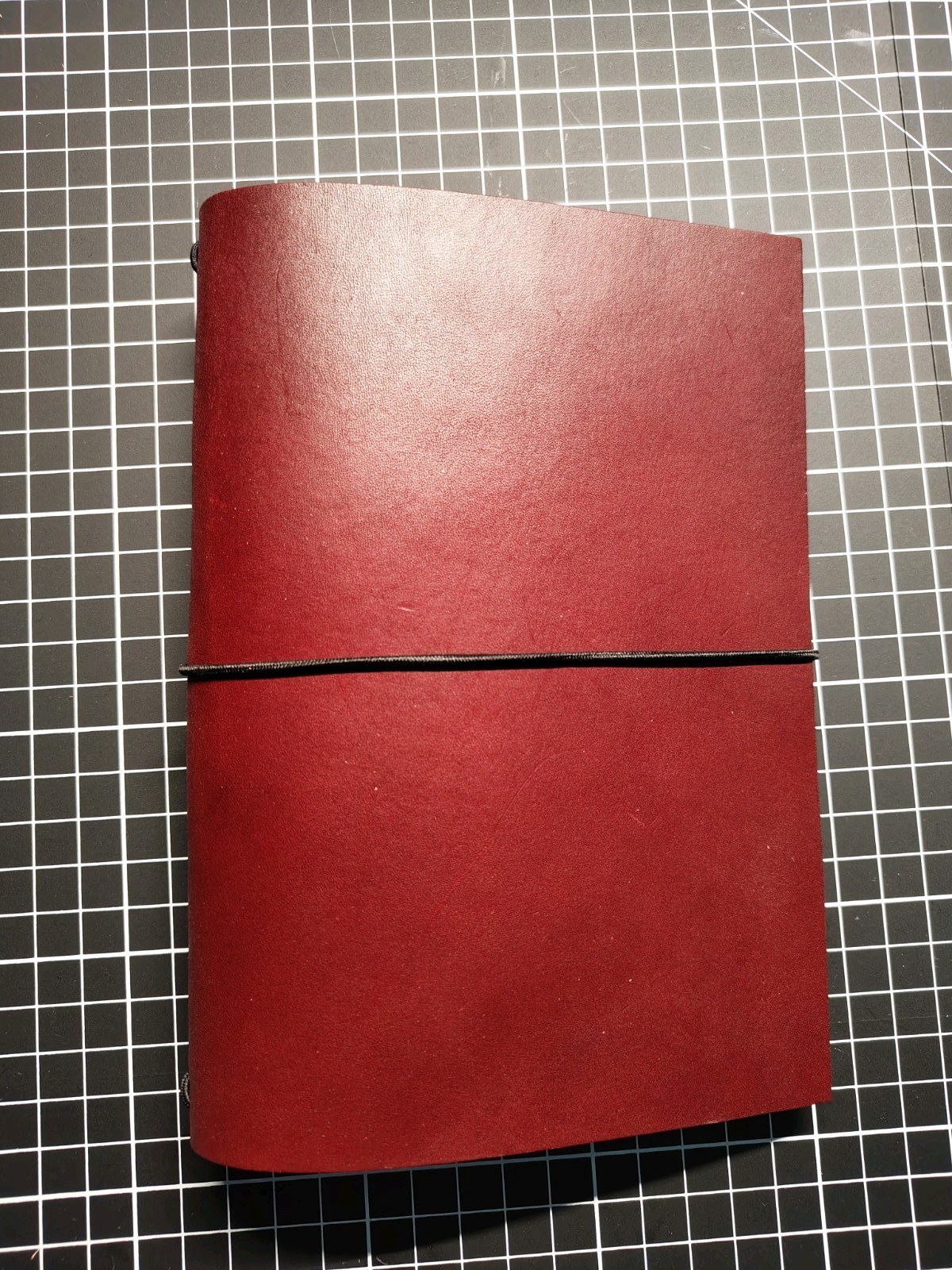 Burgundy Leather Planner Or Notebook Cover B6 Slim Bridle English Leather