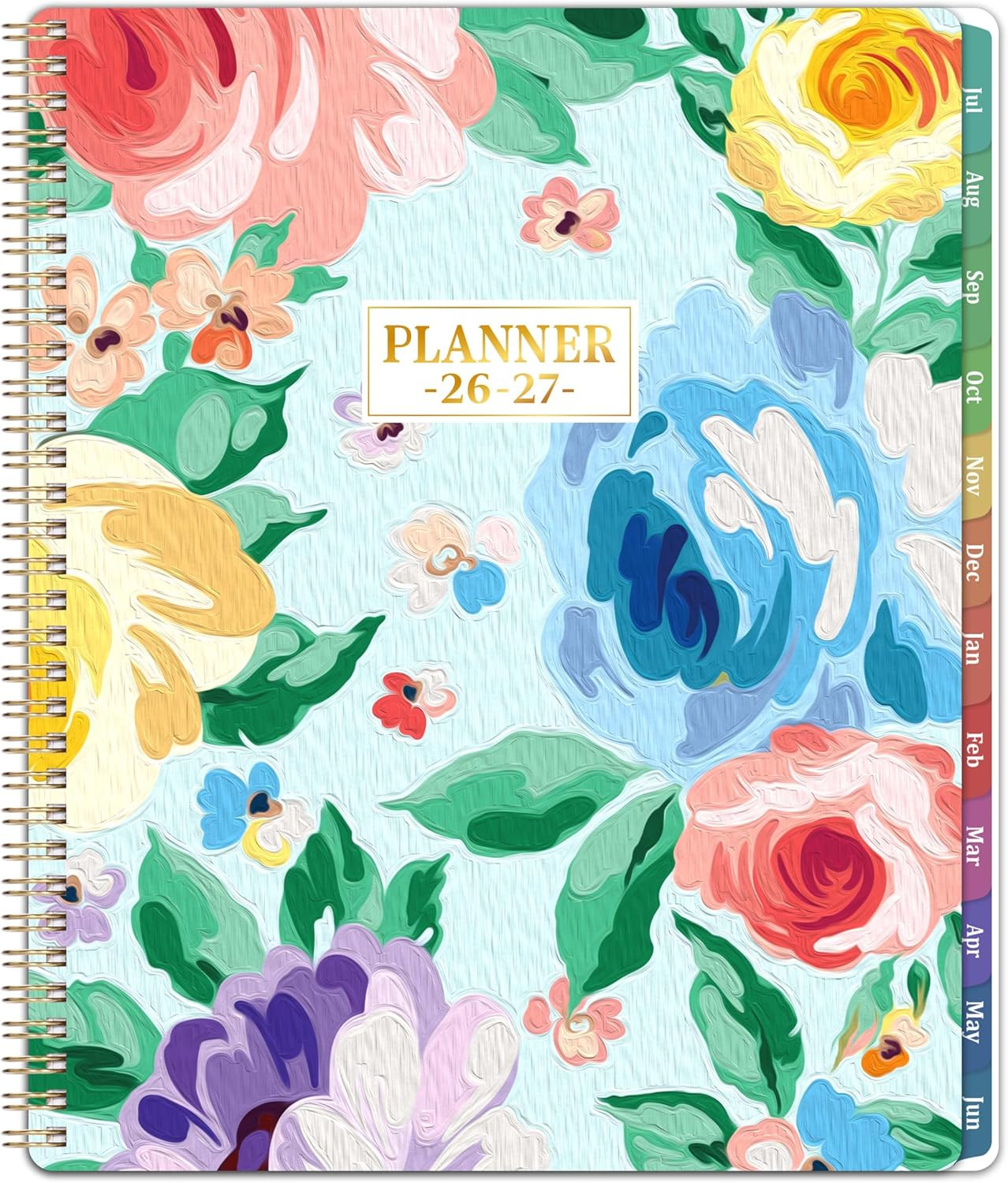 2026-2027 Planner – From JUL 2026 to JUN 2027, 9″ x 11″, Weekly and Monthly Cale