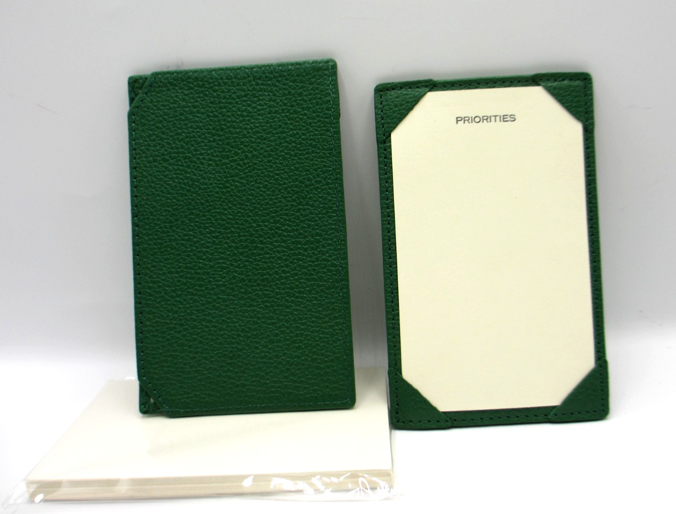 Jotter Personal Pocket Leather w 24 Cards Refillable Graphic Image ORANGE