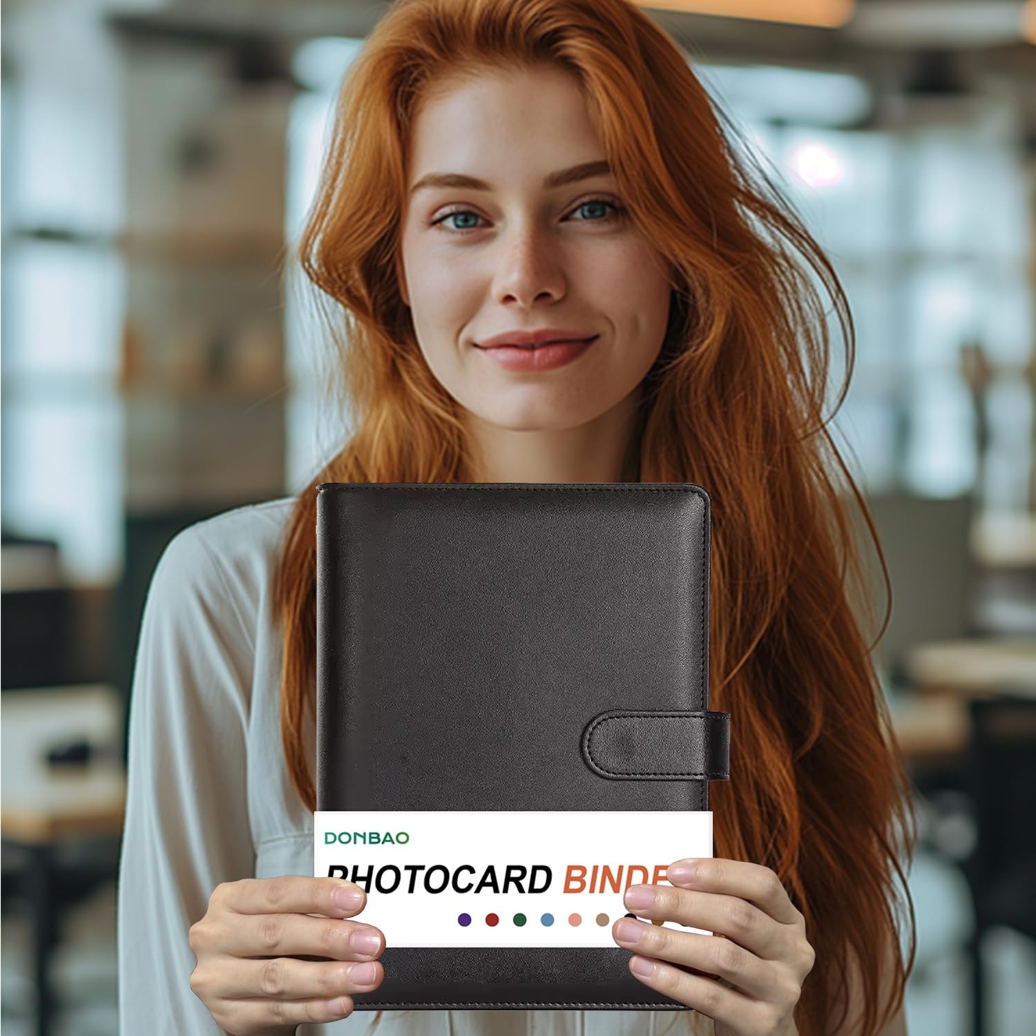 A5 Kpop Photocard 14 inches x 9 x [height not specified], Black