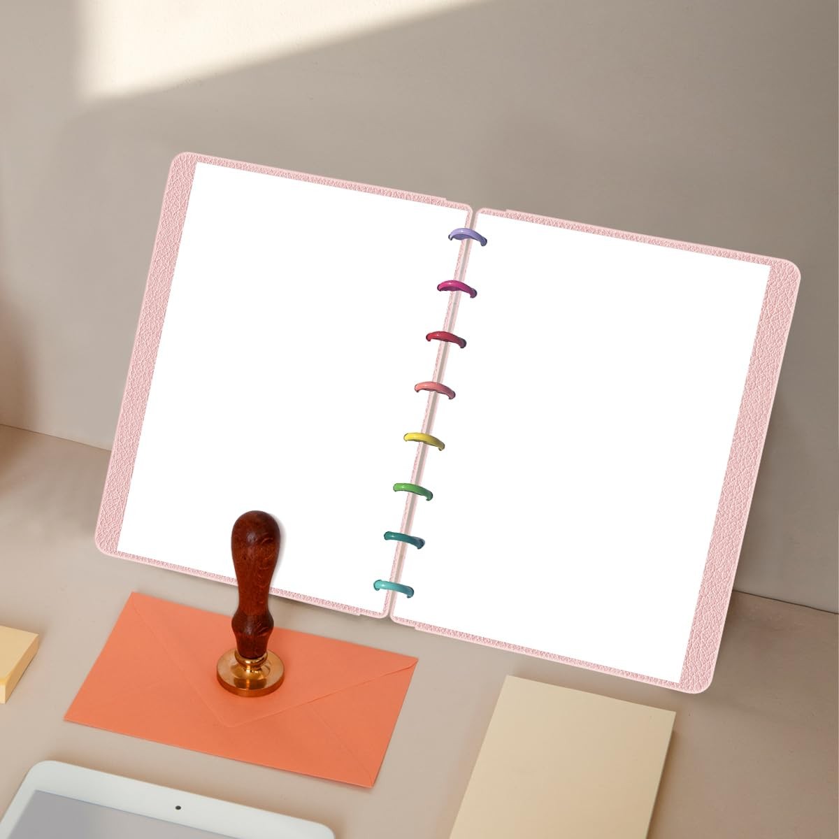 Junior Size Blank Refill Paper A5 8-Disc Filler 100 Sheets 5.8×8.3 Inch