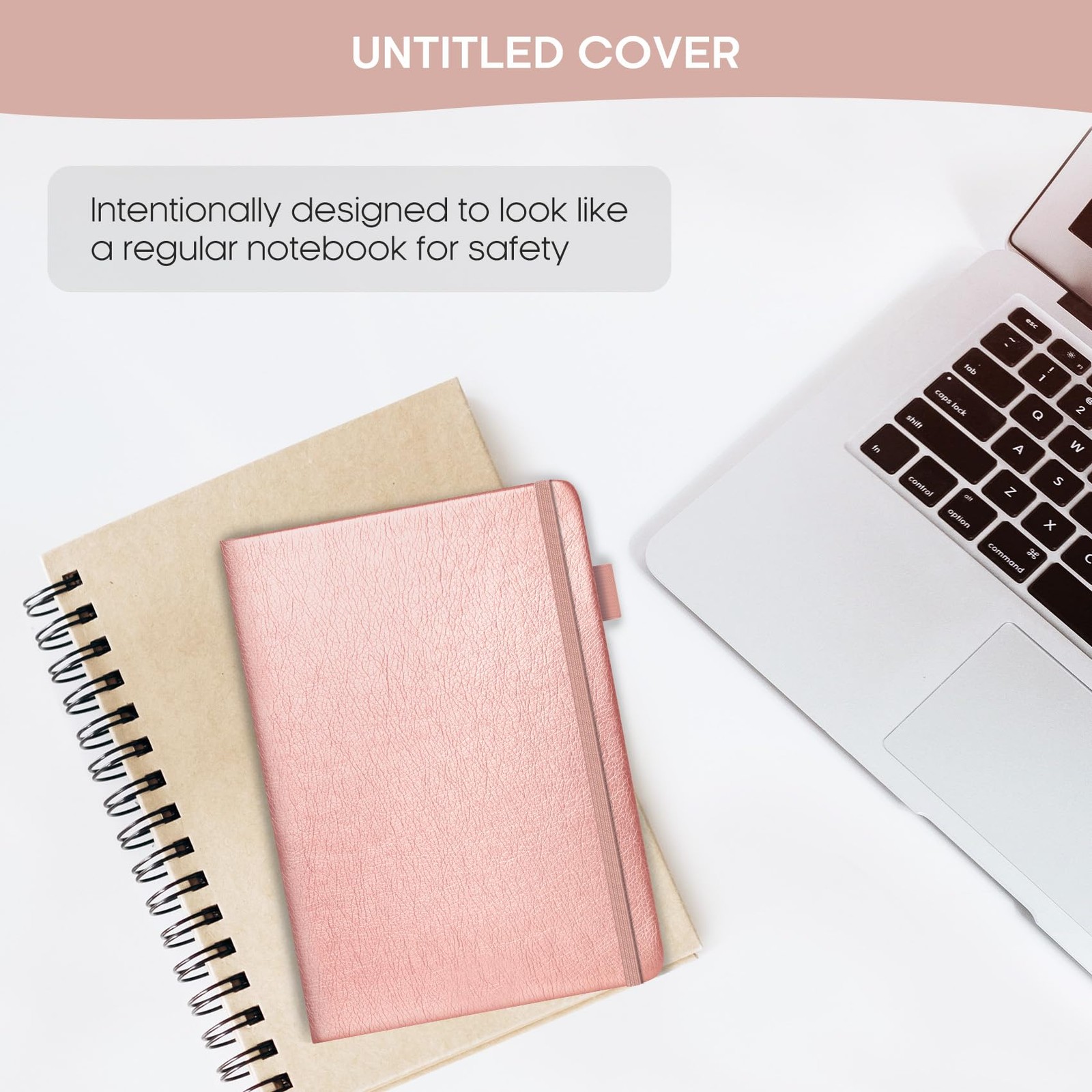 Taja Address Book with Alphabetical 158 pages, 5.2 x 6.8 inches, A- Rose Gold