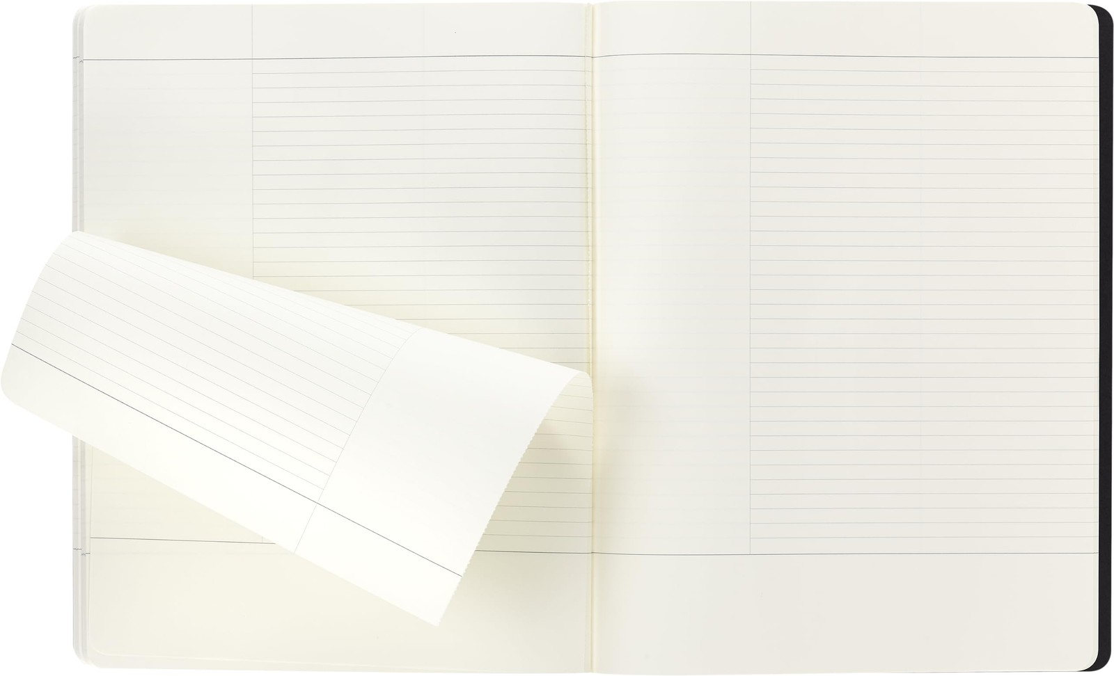 Cahier Journal, Soft Cover, XXL (8.5 x 11) Subject Cahier, Black/Kraft Brown, 16