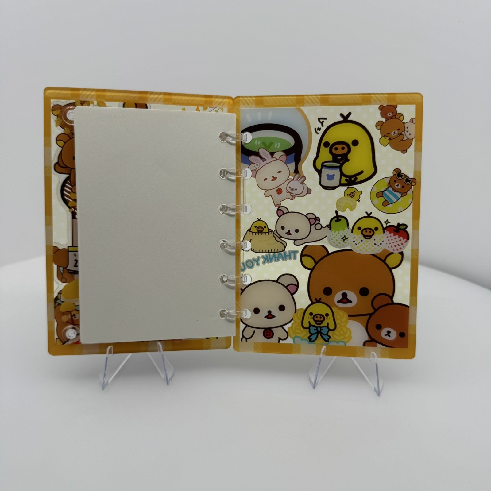 New Rilakkuma Acrylic Shaker Mini Notebook (A7 size- Small)