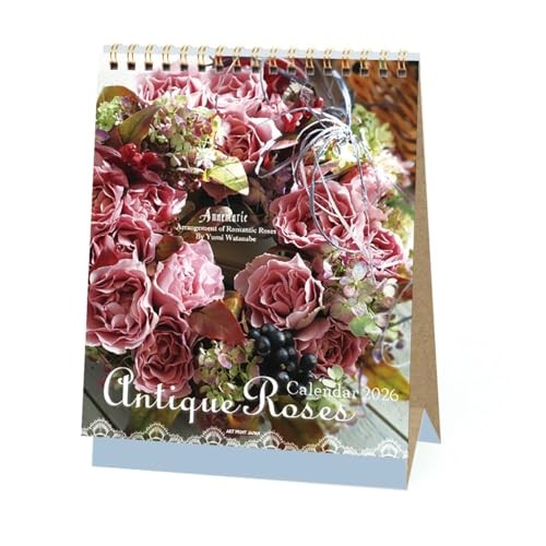 2026 Antique Rose Desk Calendarfrom JP