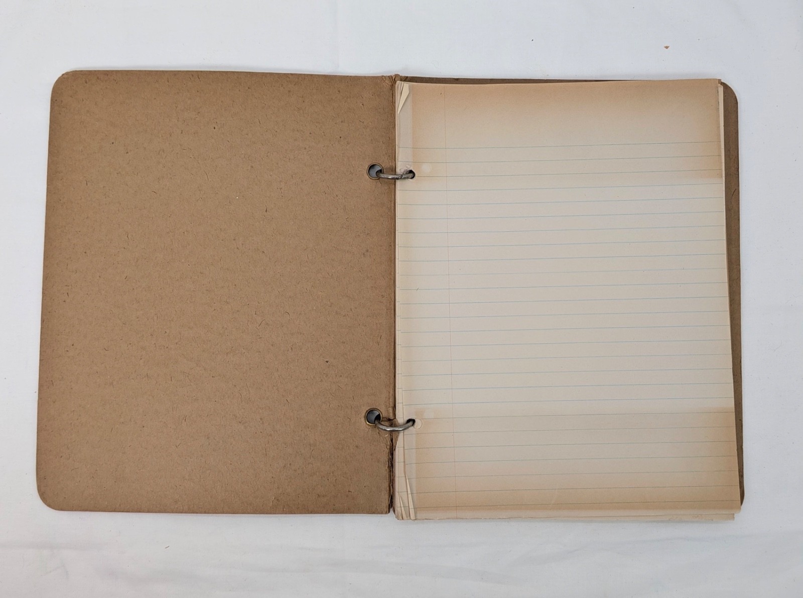 Fun Vtg/Antique Woolworth Cardboard Cover Loose Leaf Notebook with Paper Refills