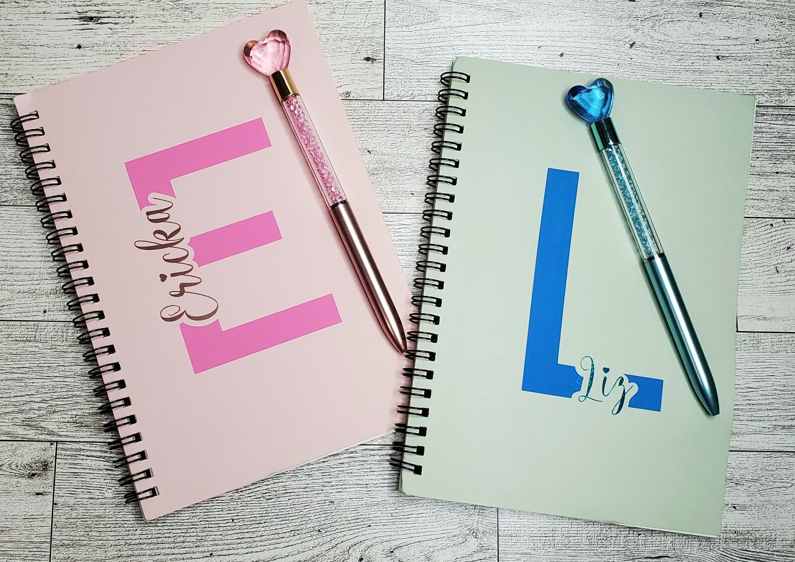PERSONALIZED SPIRAL NOTEBOOK CUSTOM COVER PEN INCLUDED