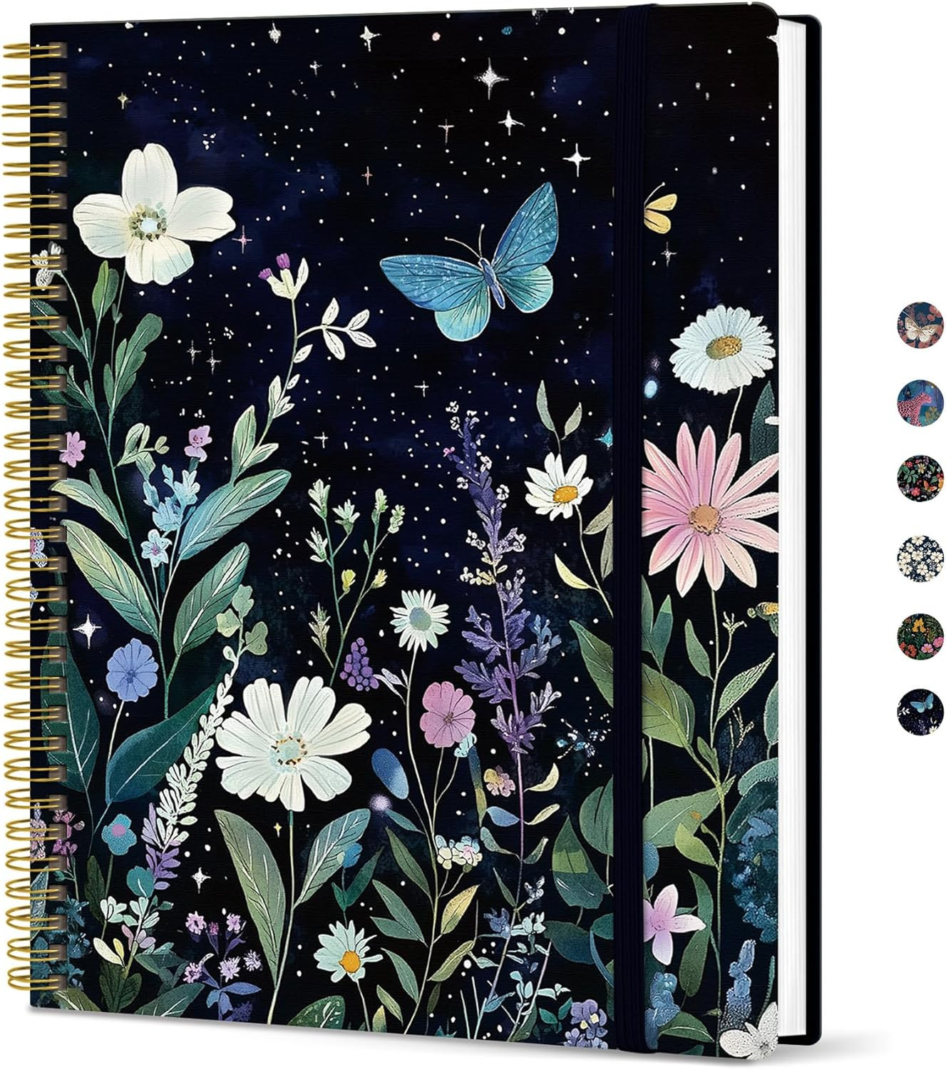 Large Spiral Lined Journal for Women, 8.5″ x 11″ Notebooks for Work Collge Ruled