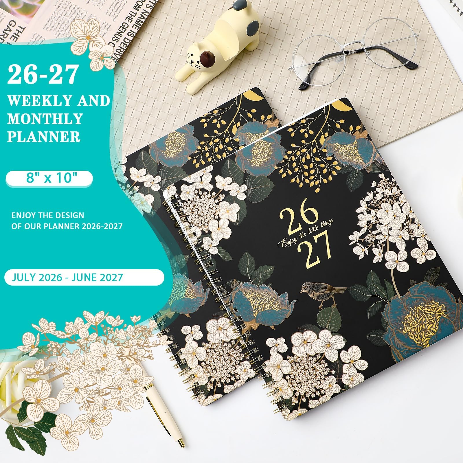 Planner 2026-2027 – Academic Planner 26-27, Jul.2026 – Jun.2027, 8″ x 10″, 2026-