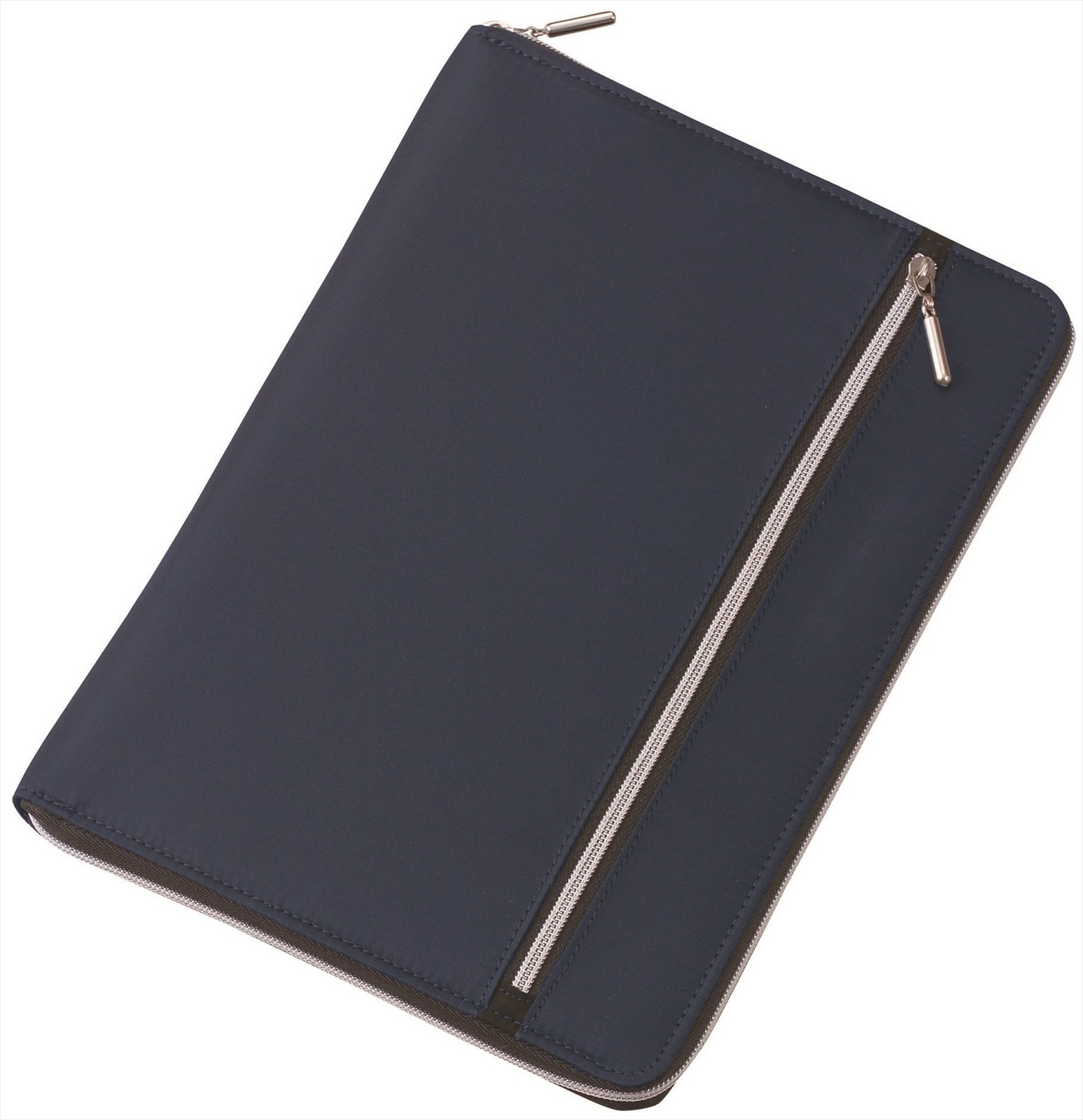 Reimei Fujii Multi-Cover Notebook Nilon Double Zipper B5 Navy CN202K