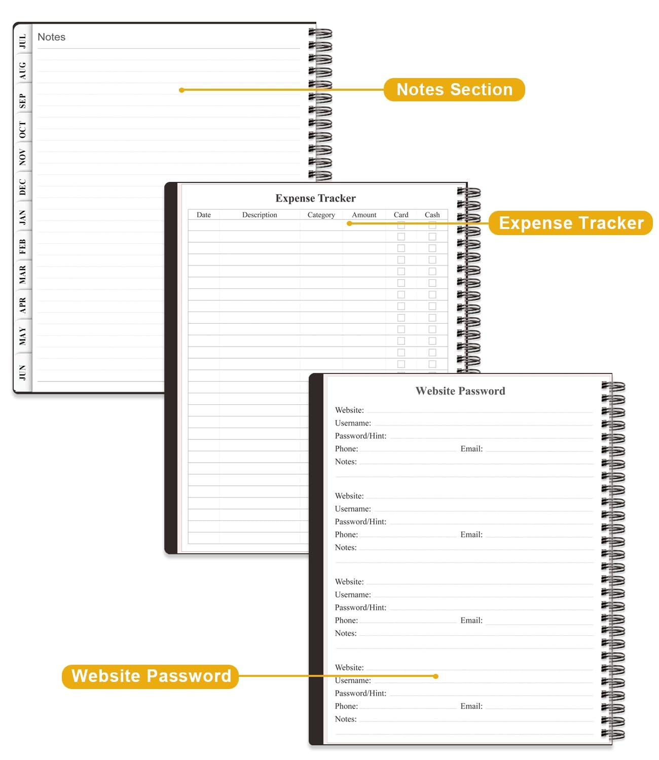 Planner 2025-2026 Weekly and Monthly Planning Book for Student Teacher Supplies