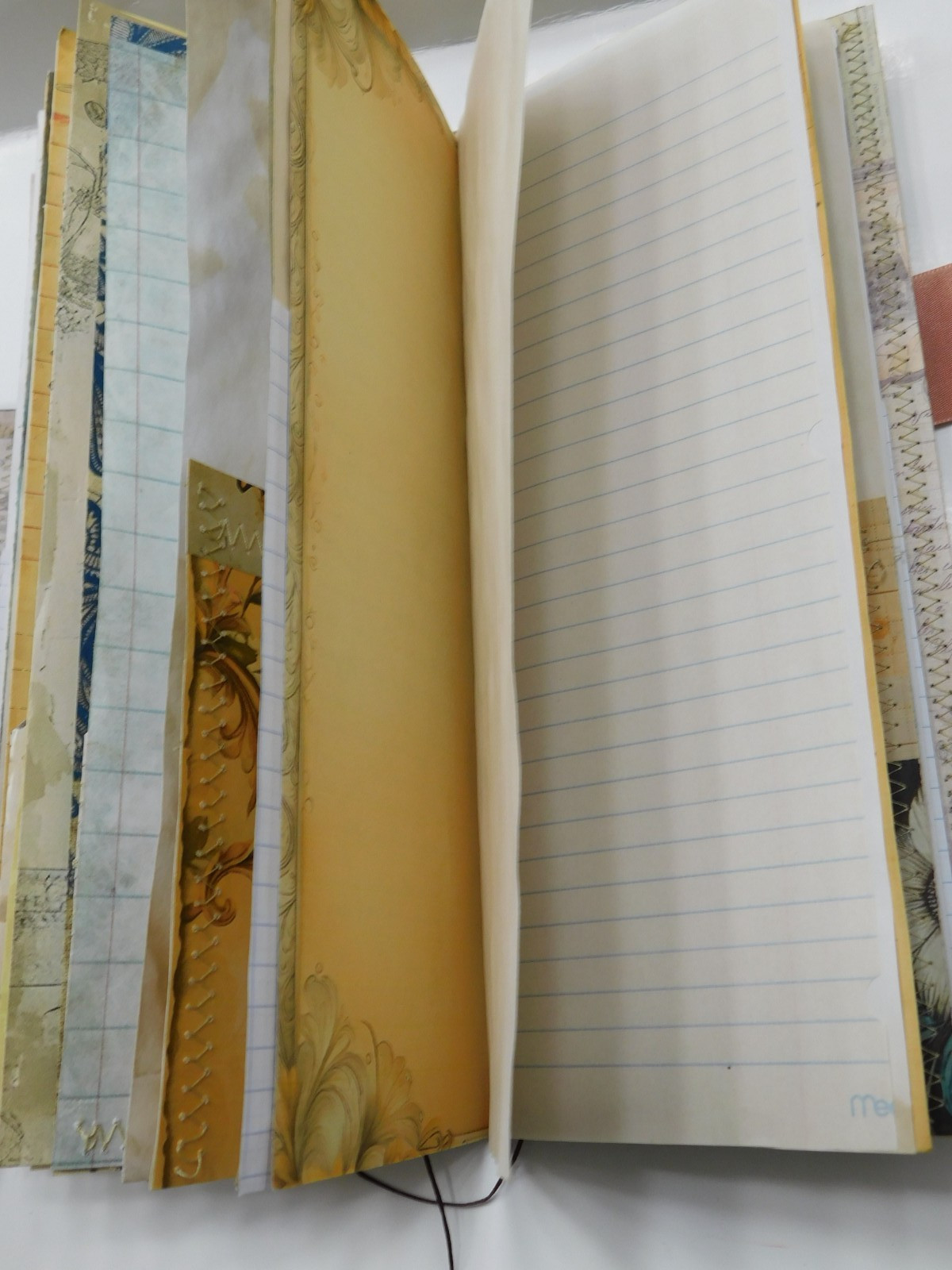 Tall Junk Journal Blank Diary Travelers Notebook 116 Page Vintage Style K