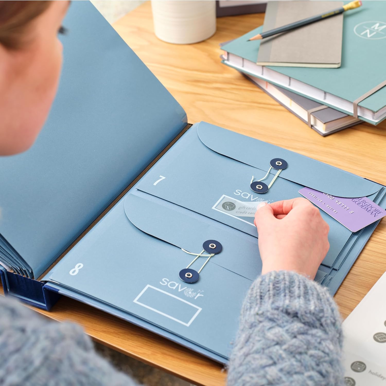 The Folio® Important Document Organizer by | Binder with Guided Labels, Acid-Fr