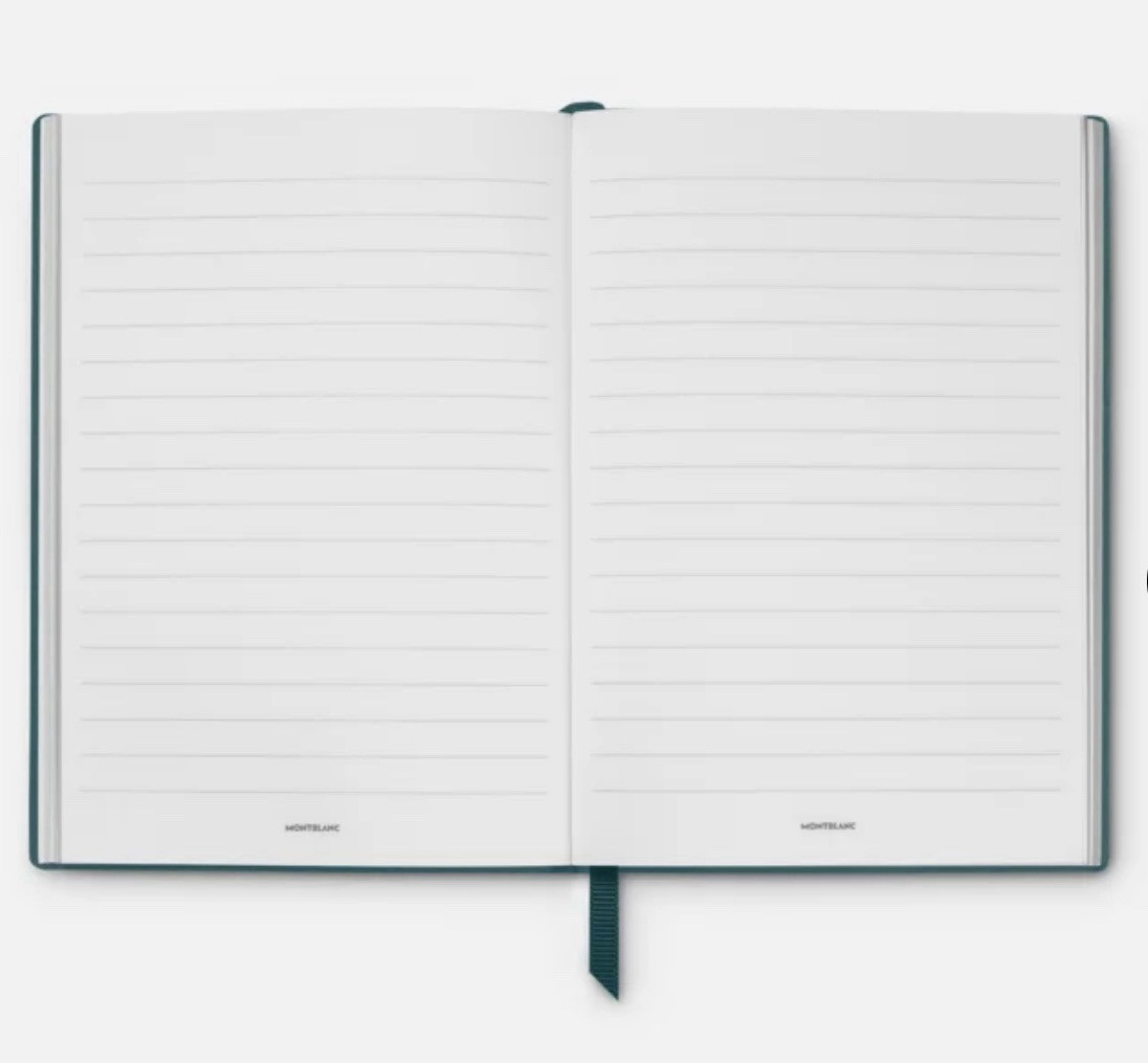 New Montblanc NOTEBOOK #146 , SARTORIAL, CYPRUS BLUE – LINED MB134085