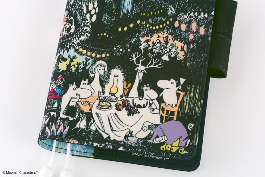 Hobonichi Techo 2026 Moomin Cover Big Party Night A6 Original w/ Underlay