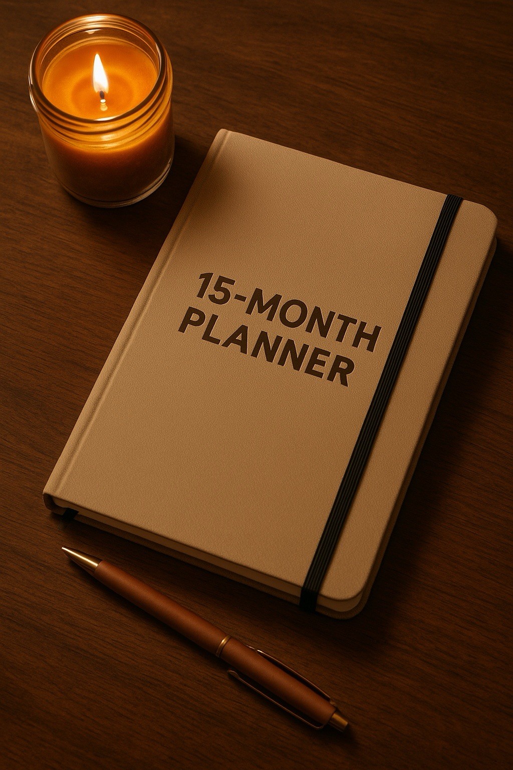 15 Month Vision Planner – Printable PDF | Undated Monthly + Weekly+ Quote