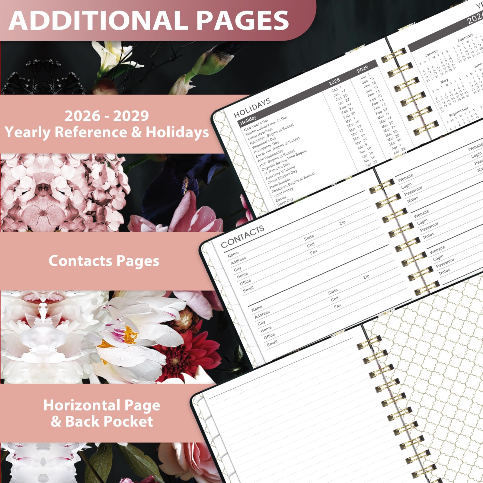 2026-2028 Monthly Planner/Calendar – 3 Year Monthly Planner 2026-2028, JAN. 2…