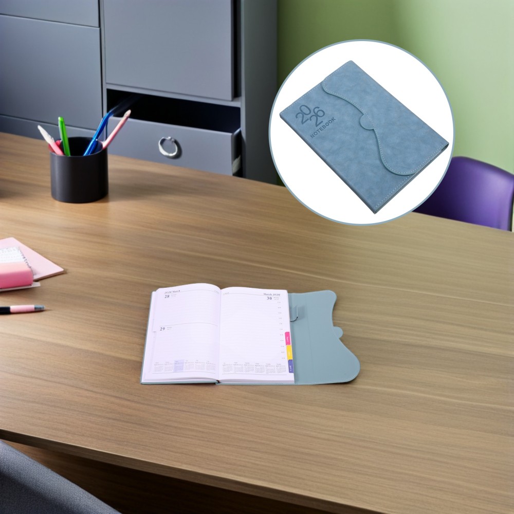 Compact Weekly Planner 2026 with Smooth Paper and Professional PU Cover