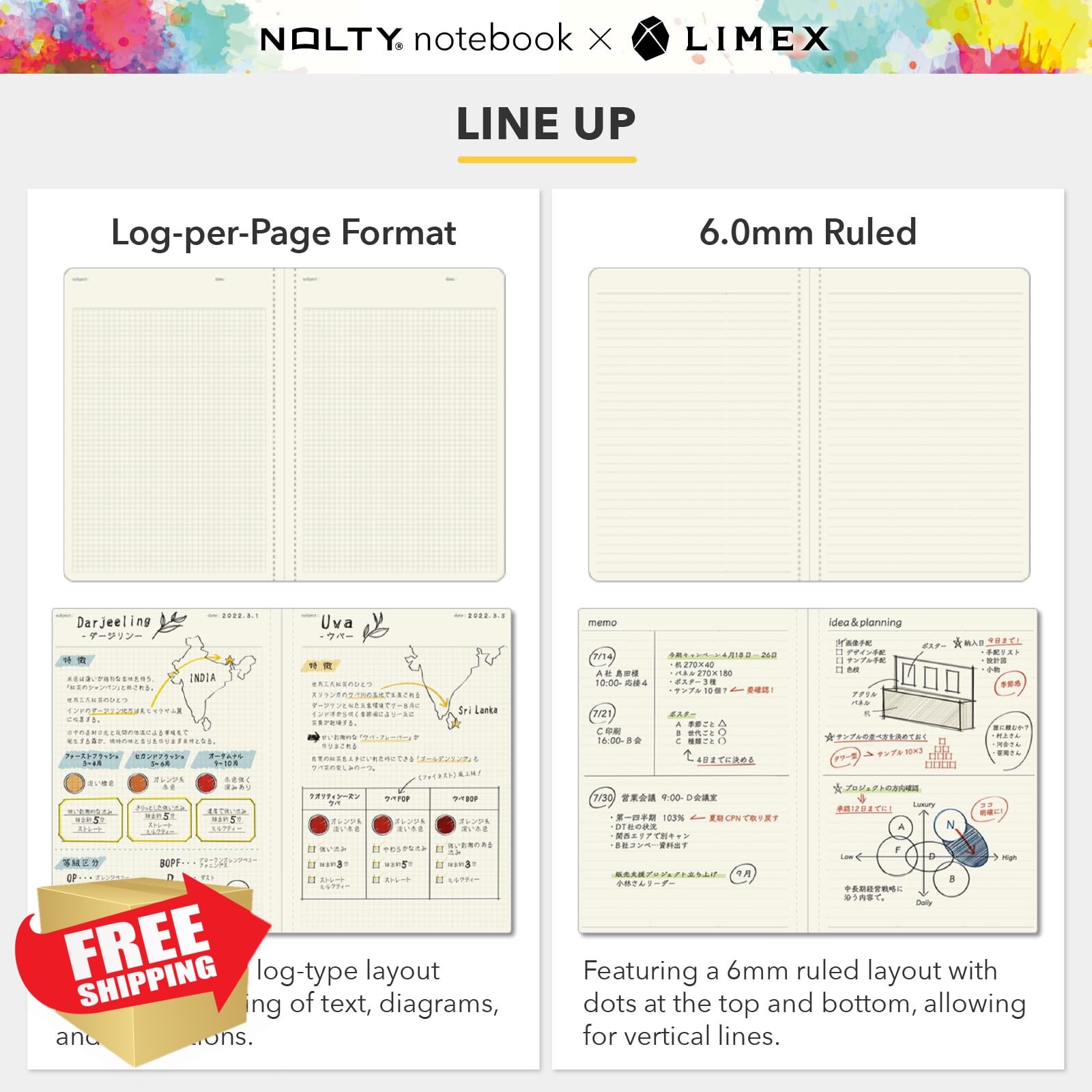 NOLTY Notebook A5 Granite Black