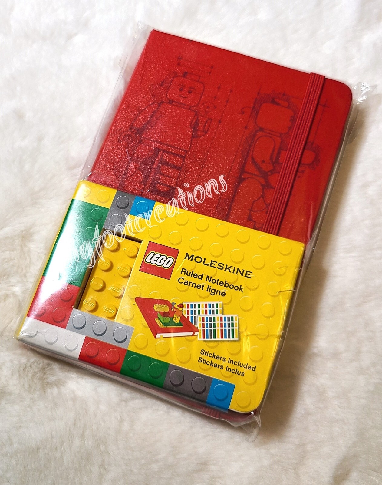 RARE 2014 Red MOLESKINE LEGO Limited Edition Ruled Notebook BRAND NEW Sealed