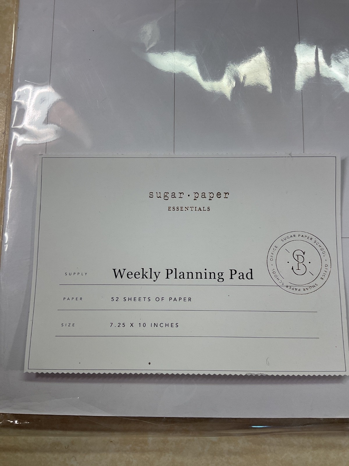 Sugar Paper Weekly Planning Pad Planner Desk Calendar Yearly 52 Sheets 8″ x 10″