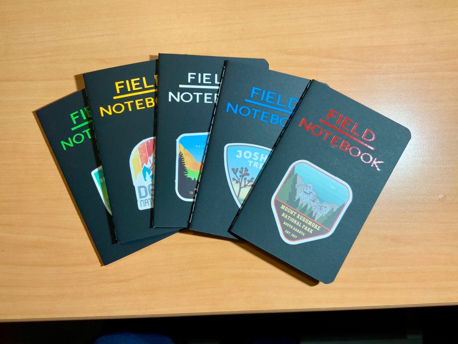 National Park Field Notebooks 3.5″ x 5.5″ Journals Fast Ship USA, Set of 5