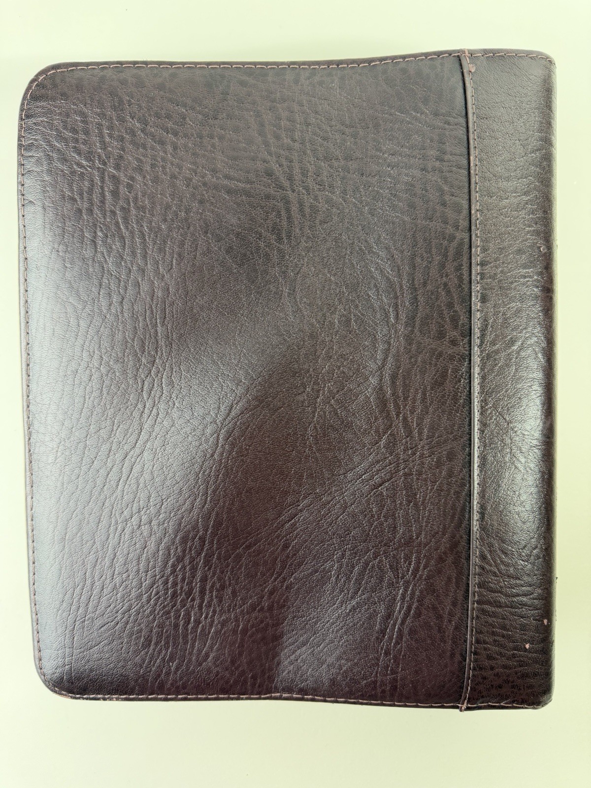 Franklin Covey Planner Top Grain Genuine Cowhide Leather 7-Ring Binder Organizer