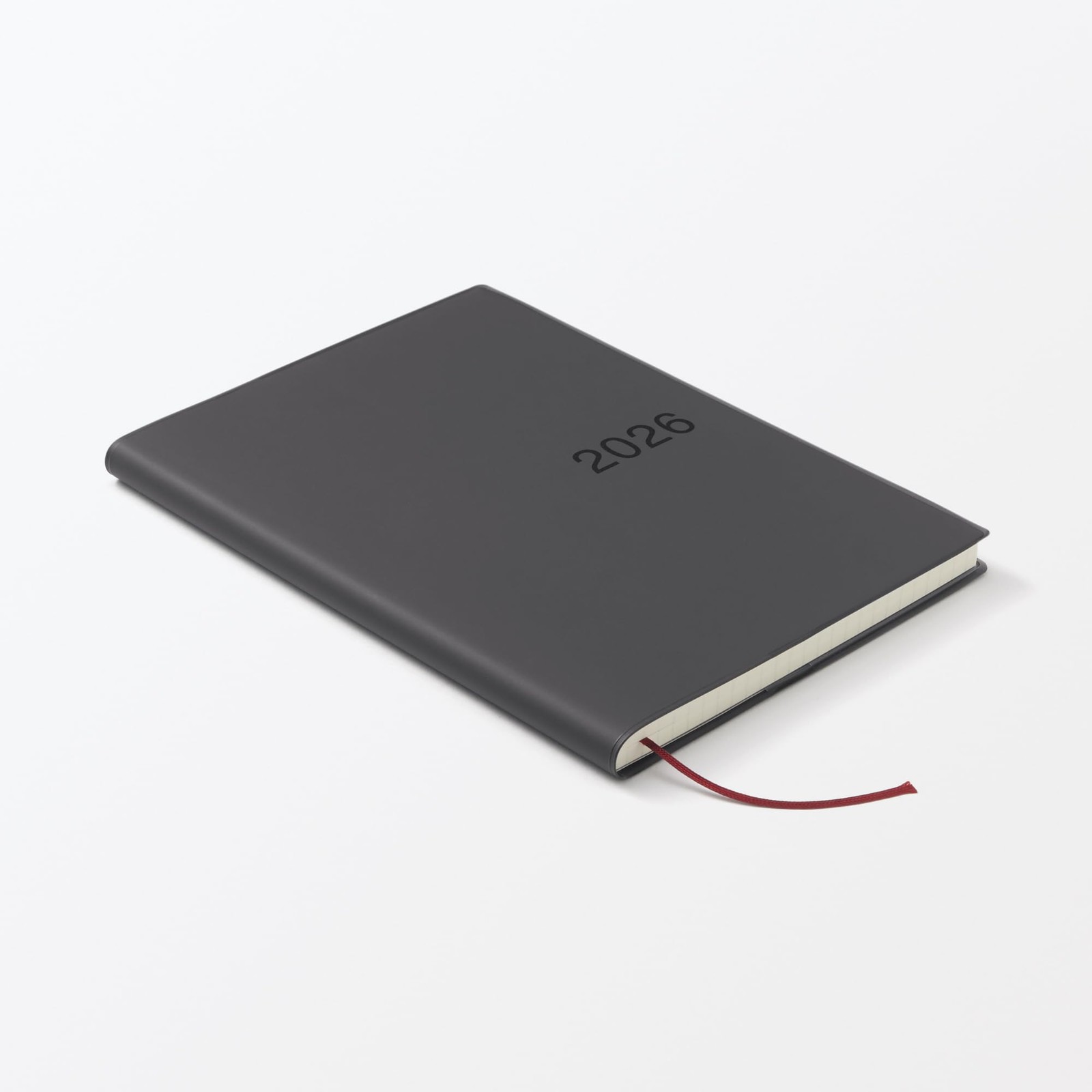 MUJI Planner 2026 Monthly/Weekly, Starting December 2025, B6, Dark Gray