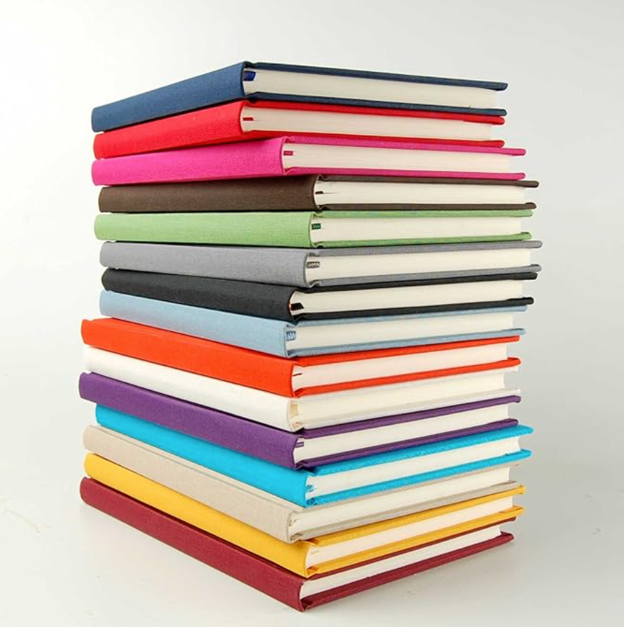 Semikolon A4 Classic Linen Cover Notebook, 8.5 X 12 Inches, 144 Lined Pages