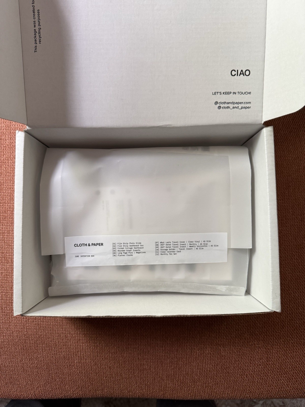 Cloth & Paper June 2026 Subscription Box *NEW* – Personal 6 Ring