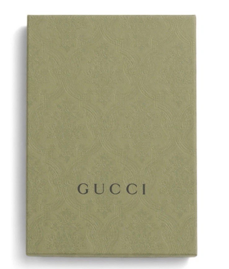 Authentic Gucci Luxury Notebook Journal Geometric G Red Blue New With Gift Box