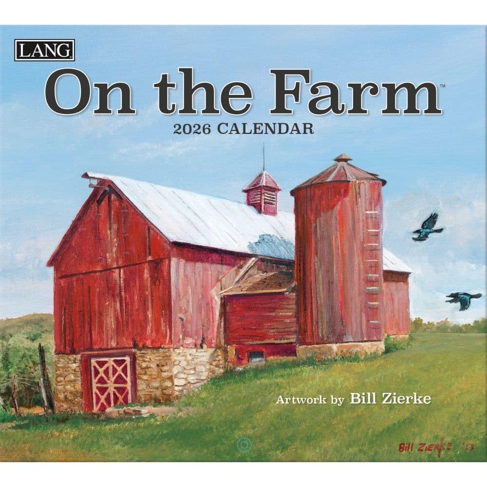 Lang, On the Farm 2026 Wall Calendar by Bill Zierke, 13.4” X 12”, 2026