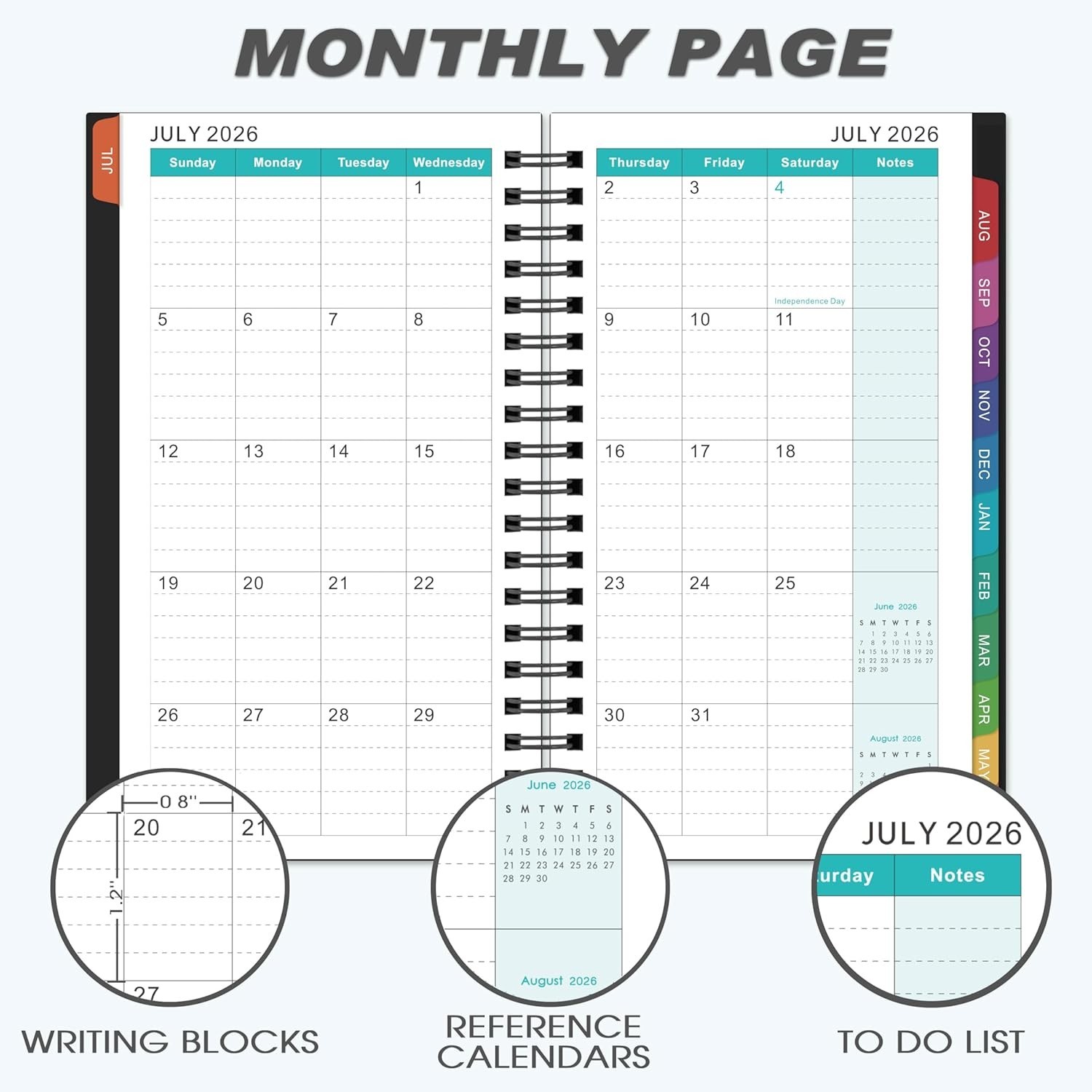 2026-2027 Pocket Calendar/Planner – Weekly & Monthly Pocket Planner for Purse…
