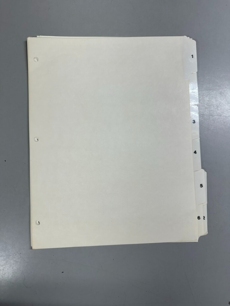 Large Set of 67 Tab Dividers – Various Colors and Styles – Paper + Plastic