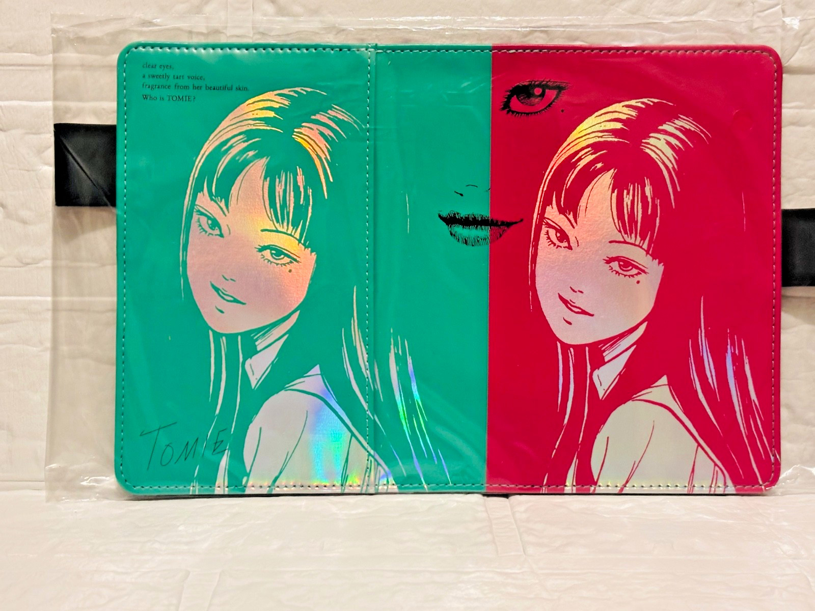 Junji Ito Tomie Smirk Hobonichi A6 Cover Set w/ Pencil Board & Sticky Notes