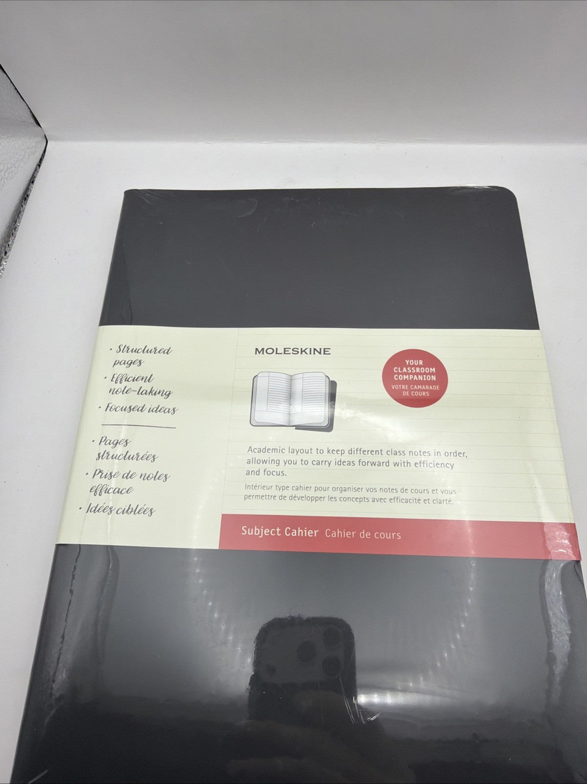 Set Of 2 Cahier Journal Soft Cover XXL 8.5 x 11 Subject Cahier Black/Kraft Brown
